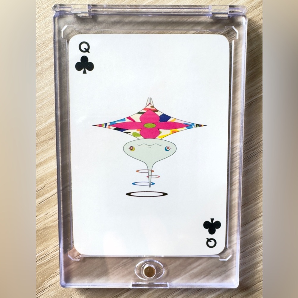 Louis Vuitton Murakami Queen of Clubs Playing Card